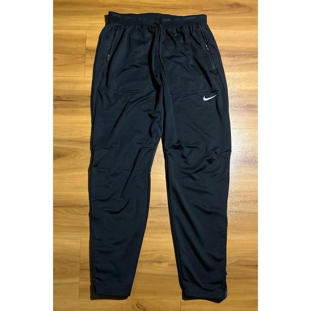 Womens Nike Running Drawstring Athletic Workout Trap Track Pants